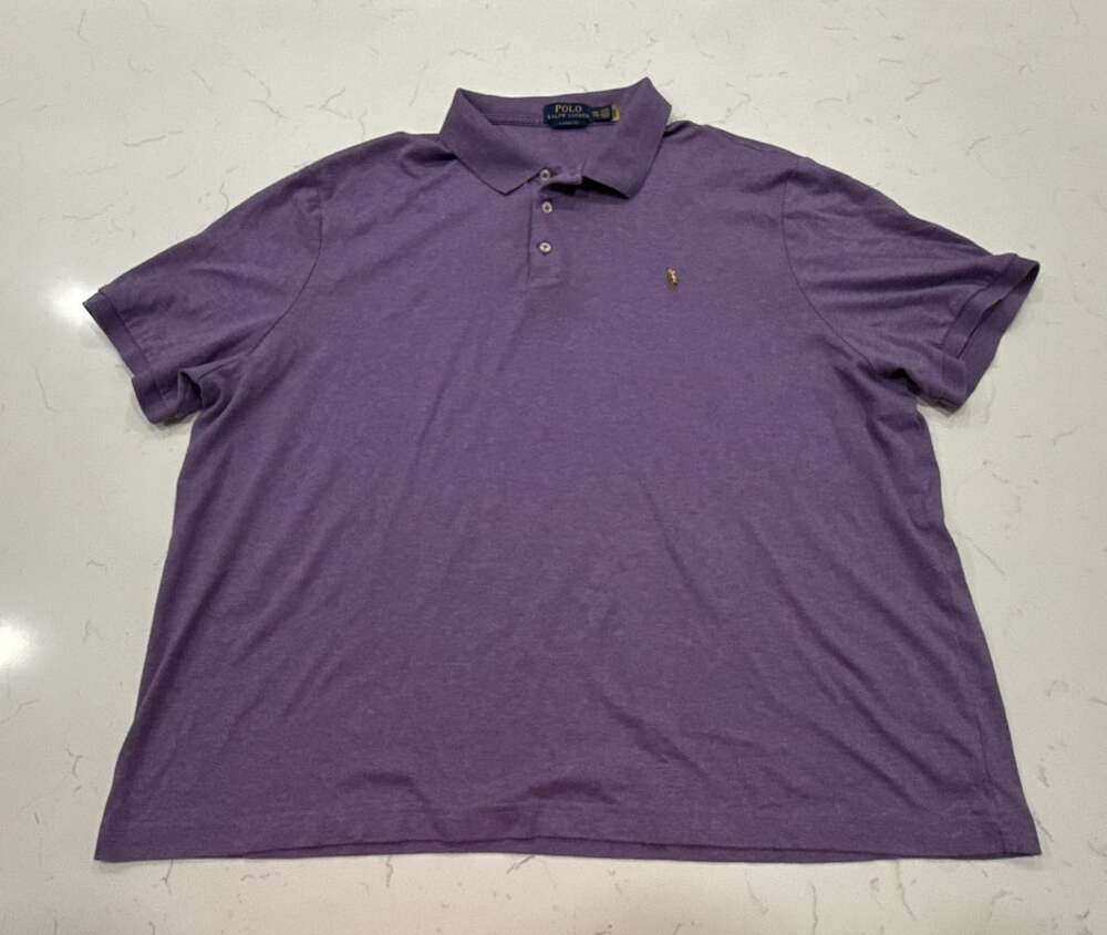 Polo Ralph Lauren Classic Fit Size XXL Purple Polo Shirt